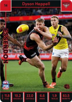 2023 AFL TeamCoach #14 Dyson Heppell Front
